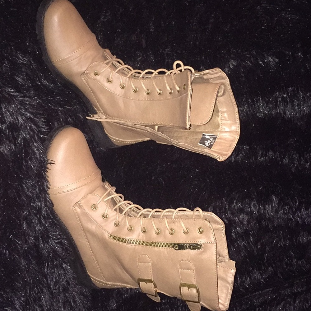 Tan boots